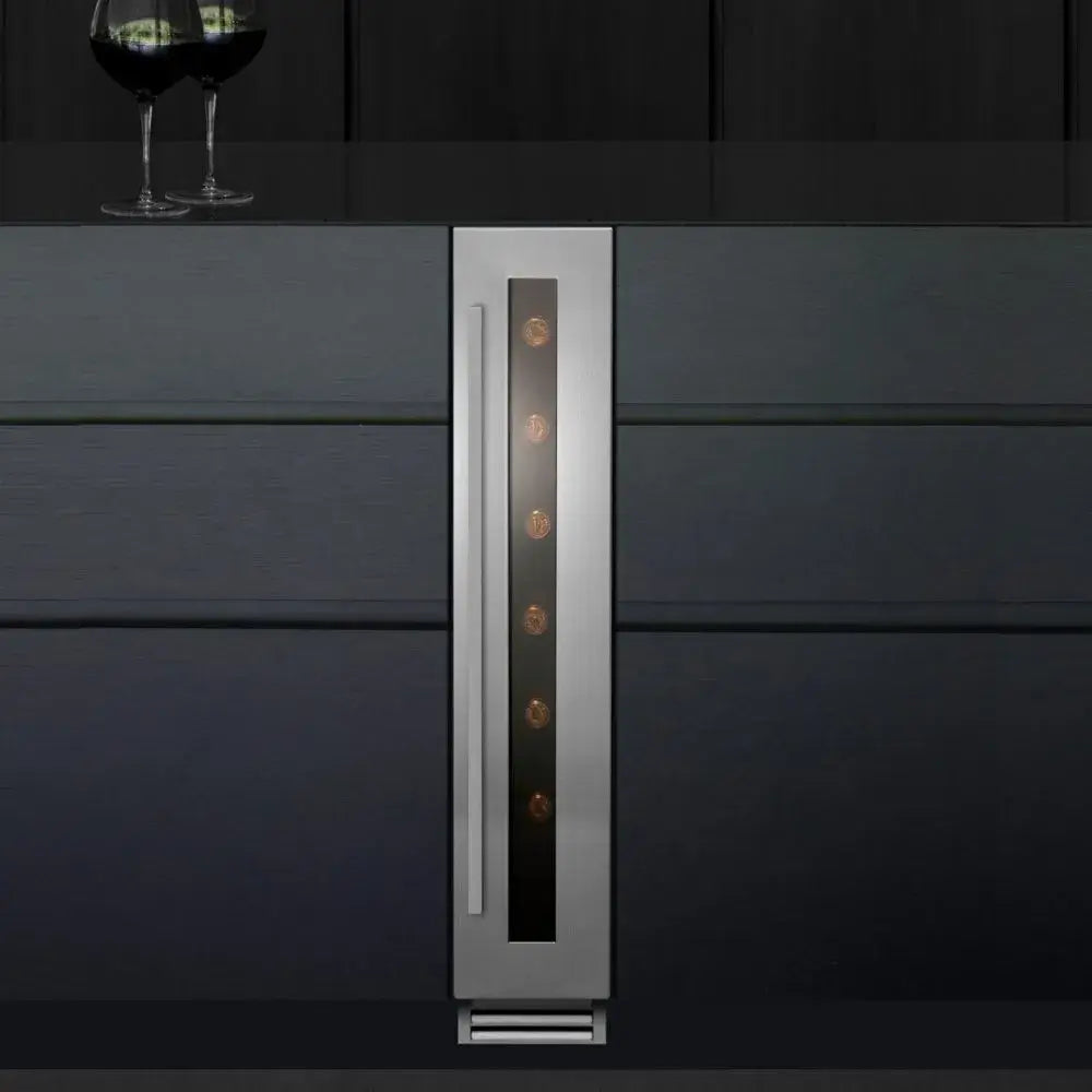 Caple WI159 Wine Fridge | 8 Bottle | Single Zone | Stainless Steel