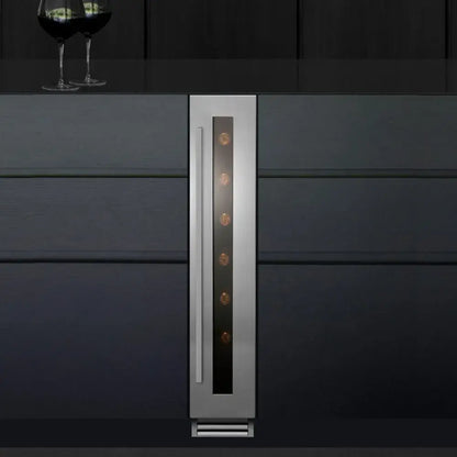 Caple WI159 Wine Fridge | 8 Bottle | Single Zone | Stainless Steel