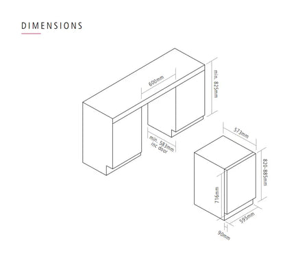 Caple WI6142 Wine Fridge | 52 Bottle | Single Zone | Stainless Steel