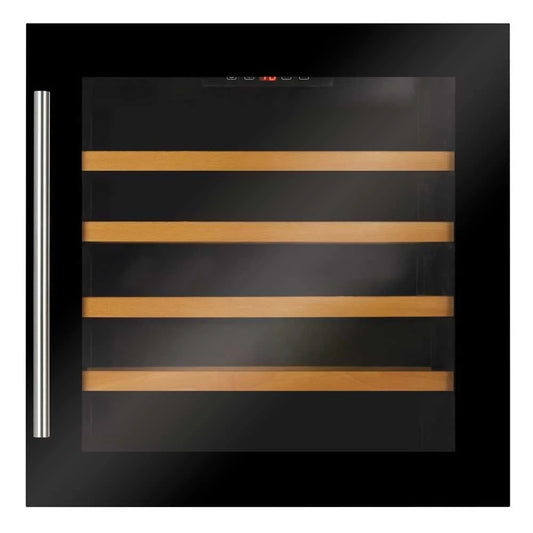 CDA FWV601BL Wine Fridge | 40 Bottle | Single Zone | Black