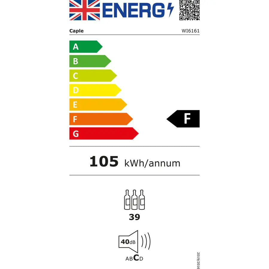 Caple WI6161 Wine Fridge Energy Rating