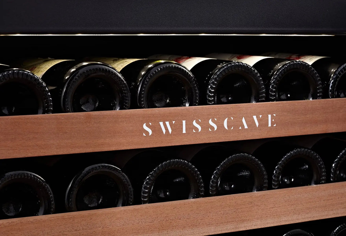 SWISSCAVE WLI-60F Wine Fridge | 24 Bottle | Single Zone | Black