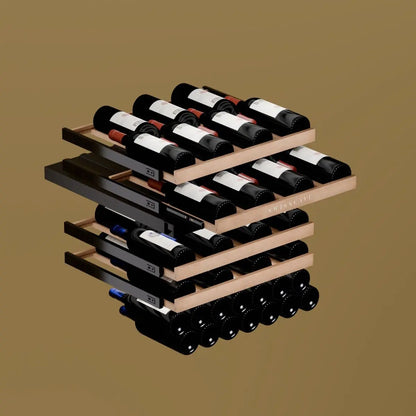 WLB-160DF dual zone wine cooler