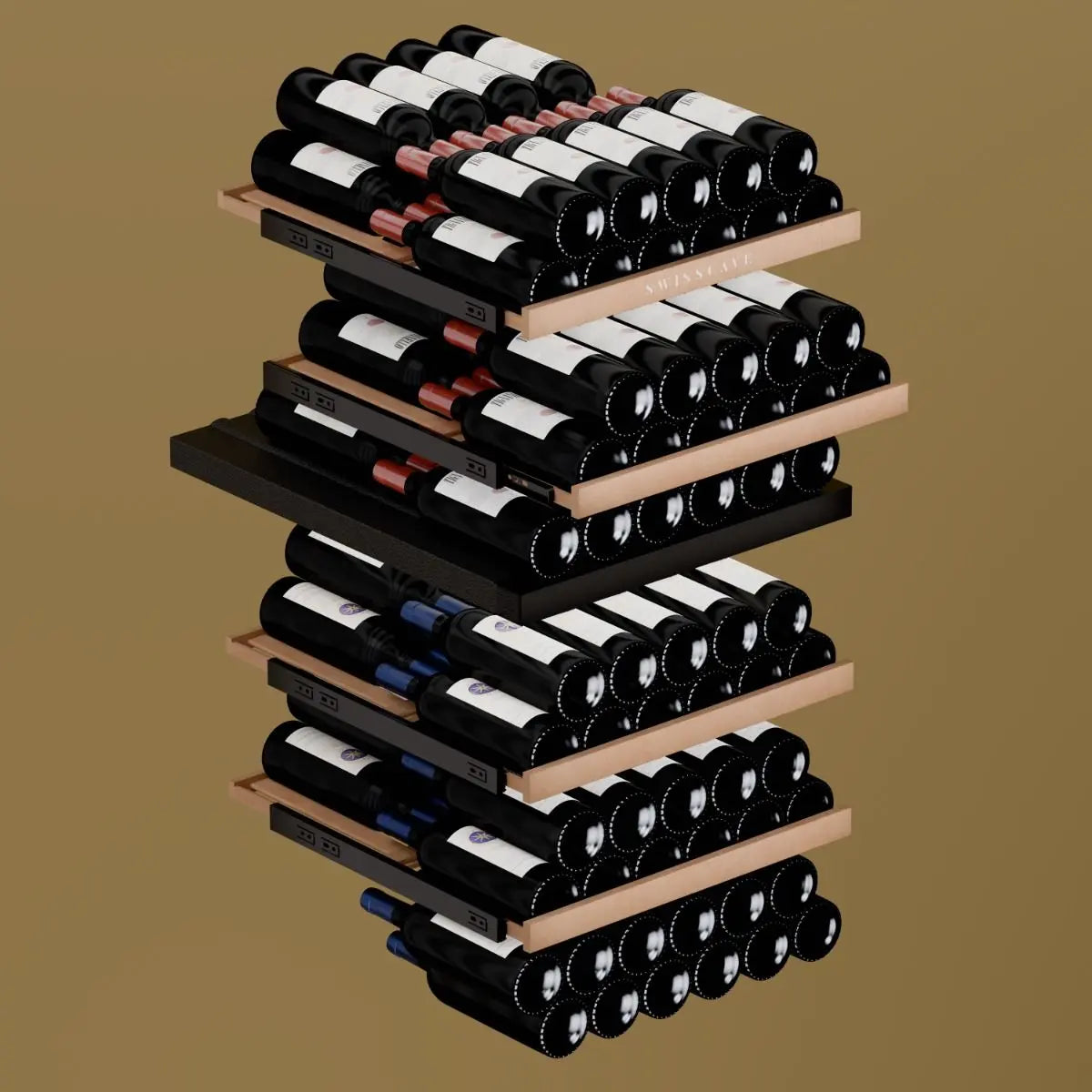 WL355DF dual zone wine cooler