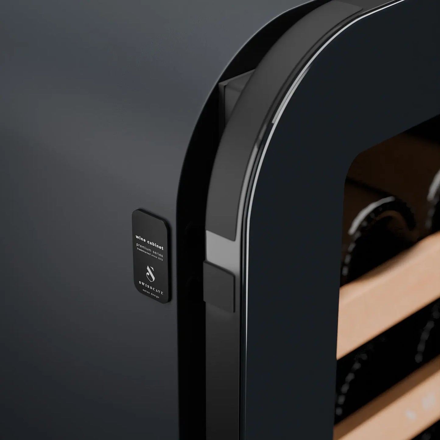 SWISSCAVE WLB-320DF Black Wine Fridge
