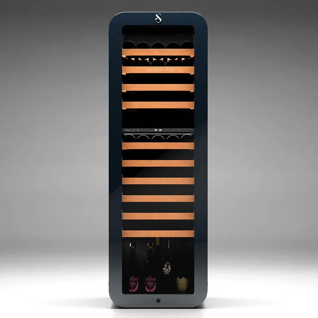 SWISSCAVE WLB-320DF Black Wine Fridge