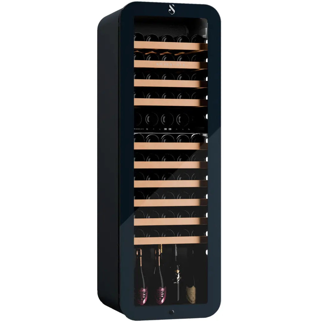 SWISSCAVE WLB-320DF Black Wine Fridge