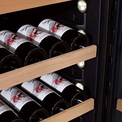 WLB-160DF dual zone wine cooler