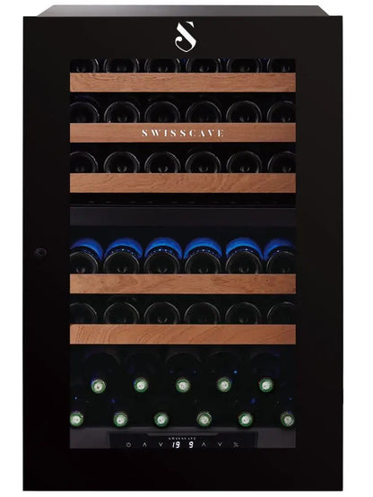 dual zone wine cooler WLI-160DF